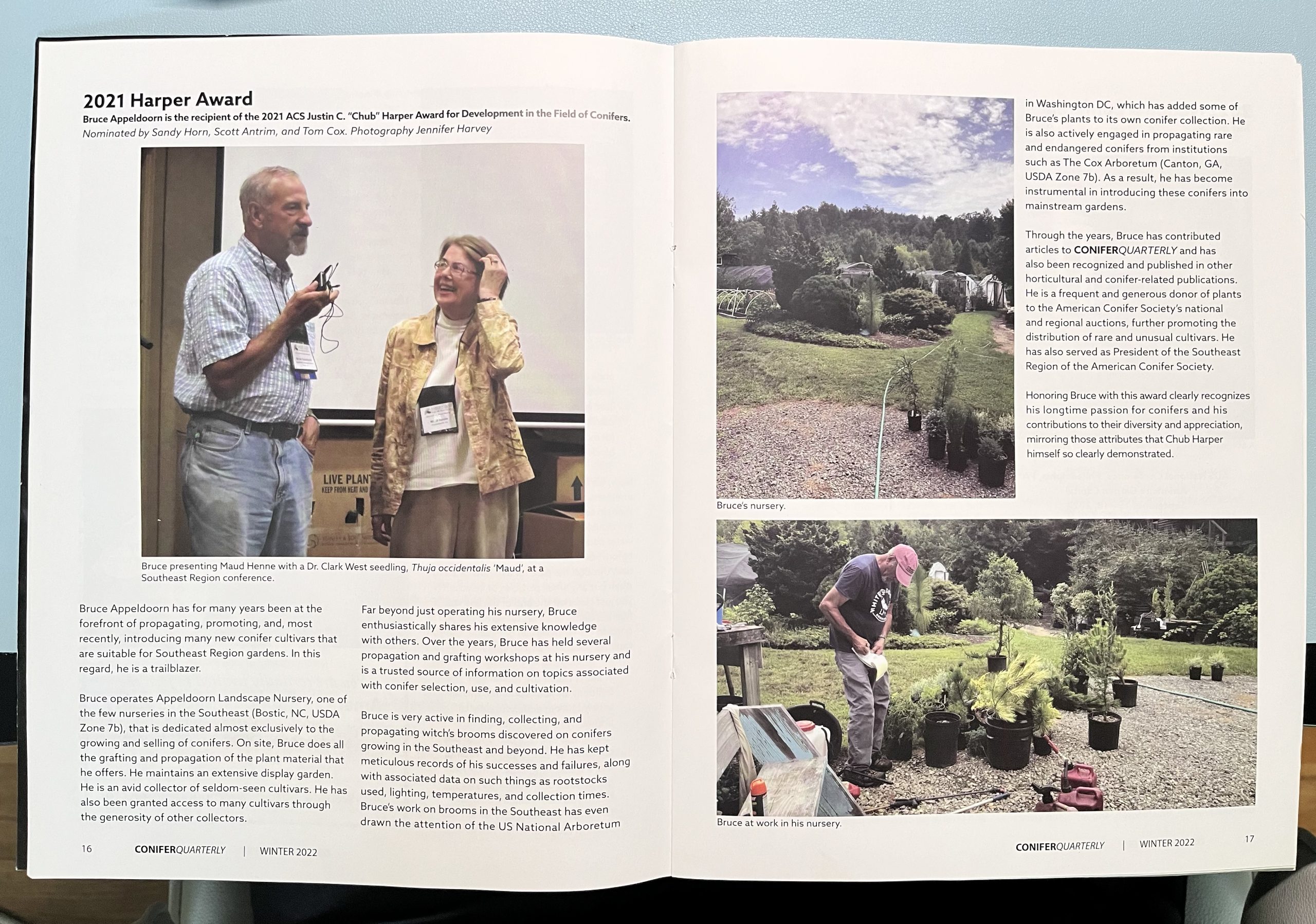 Cultivating a Legacy: Reflections on the 2021 Harper Award